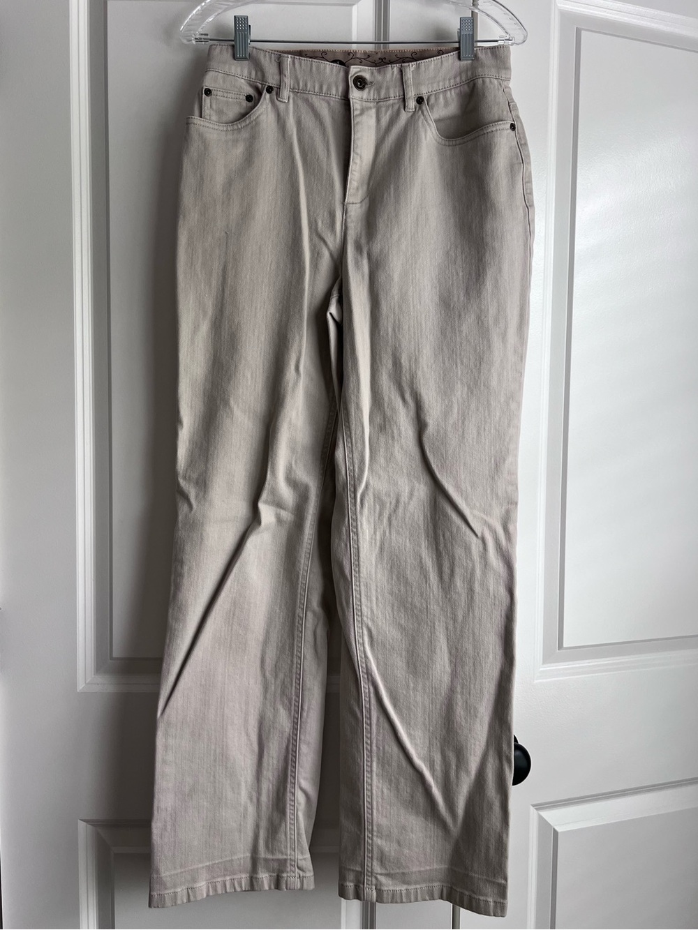 Christopher & Banks Neutral Beige Jean, size 8